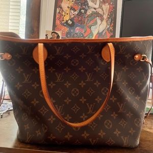 LOUIS VUITTON MONOGRAM NEVERFUL MM TOTE BAG - Date Code Available